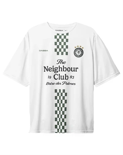 Gabba - Nigel Fut Boxy Pes T-Shirt - White